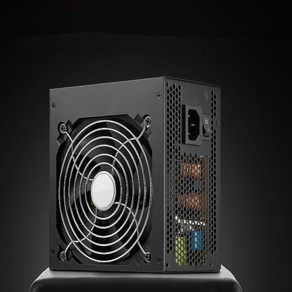 FOR PSU For Brand 500K RTX2070 RX580 80PLUS Gold Mute Computer Game Power Supply 500W Power Supply HK600-12PP