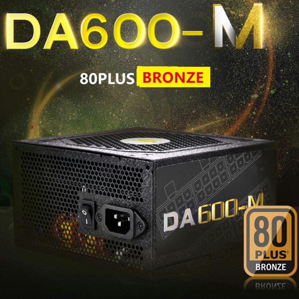 FOR PSU For Brand ATX 2080Ti Full Module 80plus Bronze Desktop Computer Power Supply 600W Power Supply DA600-M