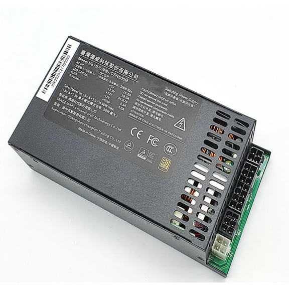 FOR PSU For Full Modular 80plus Gold Flex Nas Small 1U Loli K35 K39 K49 A4M M41 T34 500W Power Supply CSN500M
