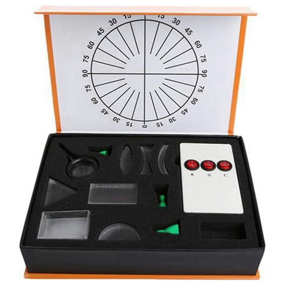 FOR Physical Optics Experiment Set Triangular Prism Laser-Lamp Convex-Concave Lens Group Scientific Equipment