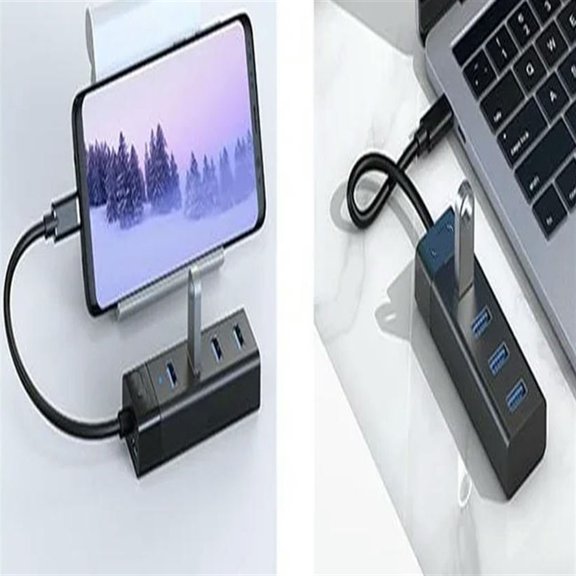 FOR Portable Super Speed TYPE-C TO 4 ports USB 3.0 Hub LED Indicator 5Gbps -swap usb3.1 hub