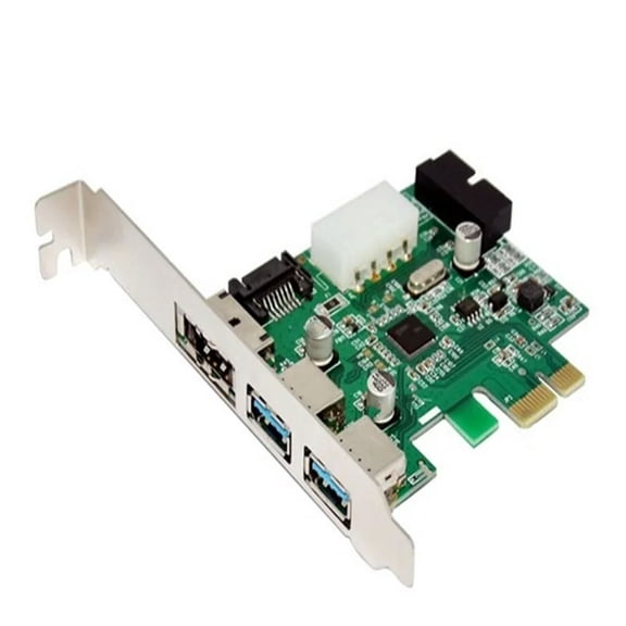 FOR Power Over eSATA eSATAp II USB 3.0 USB3.0 to PCI-E PCI Express Card w/ Motherboard 20 pin Connector