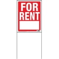 thumbnail image 1 of Hy-Ko For Rent Sign - Outdoor Red - 1 Piece — Residential Use, Standard Application, 1 of 1