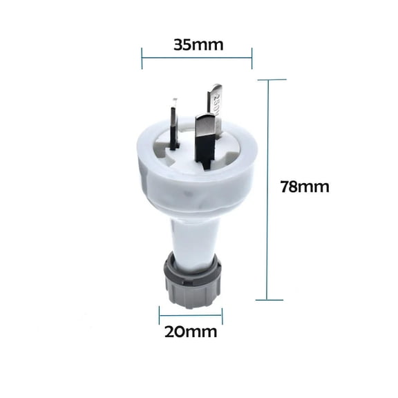 FOR SAA n 10A/15A 3 Pin Rewire Female & Male For DIY Power Cords