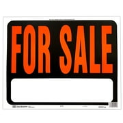 Hy-Ko Products for Sale Jumbo Plastic Sign 14.5 x 18.5 Orange/Black, 5 Piece