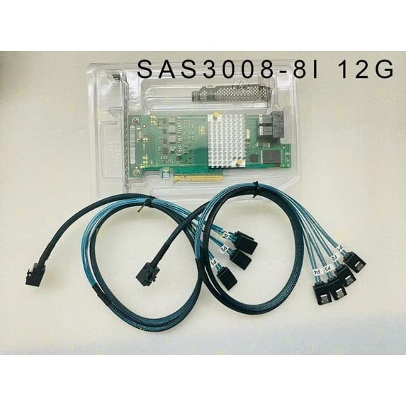 FOR SAS3008-8I 12G SATA 6G PCI-e Controller IT mode 2*SFF8643 SATA