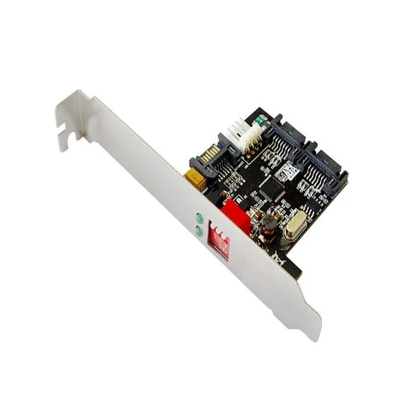 FOR SATA II 2 Port sata2.0 Multiplier (PM) Bracket Mounting 0,1,JBOD Dual Channel Hard Disk Accelerator Card auto smart