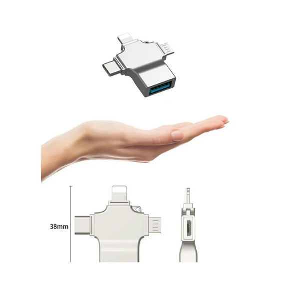 FOR SD Card Reader Micro-Card Adapter 4 in 1 USB 3.0 Micro-Sd to USB Cardreader USB for Interface OTG Adaptador