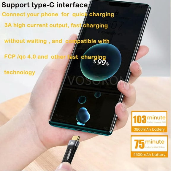 FOR Short USB C Cable USB 3.1 Gen.2 USB 3.0 A Female/male To Type C Male Sync Fast Data Cable 10Gpbs 3A 60W