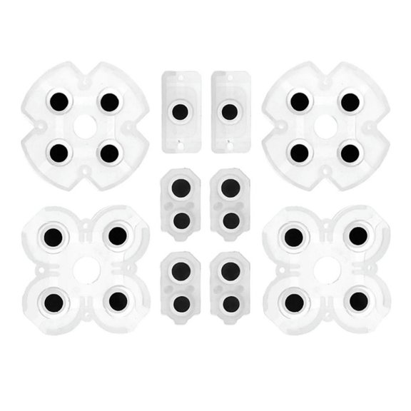 FOR Soft Rubber Replacement Silicone Conductive Adhesive Button Pad Keypads for playstation 4 Controller Gamepad Accessory