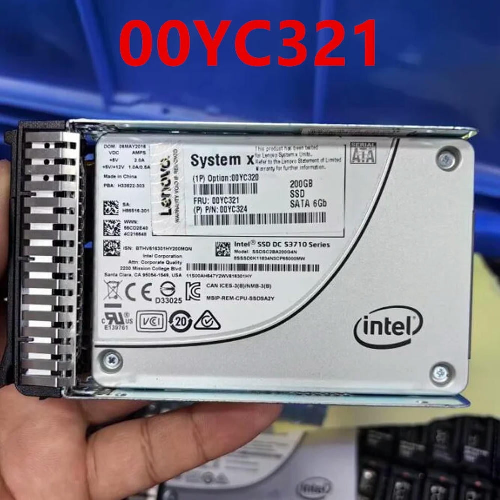 FOR Solid State Drive For S3710 200GB 2.5 SATA SSD For 00YC321 00YC320 00YC324