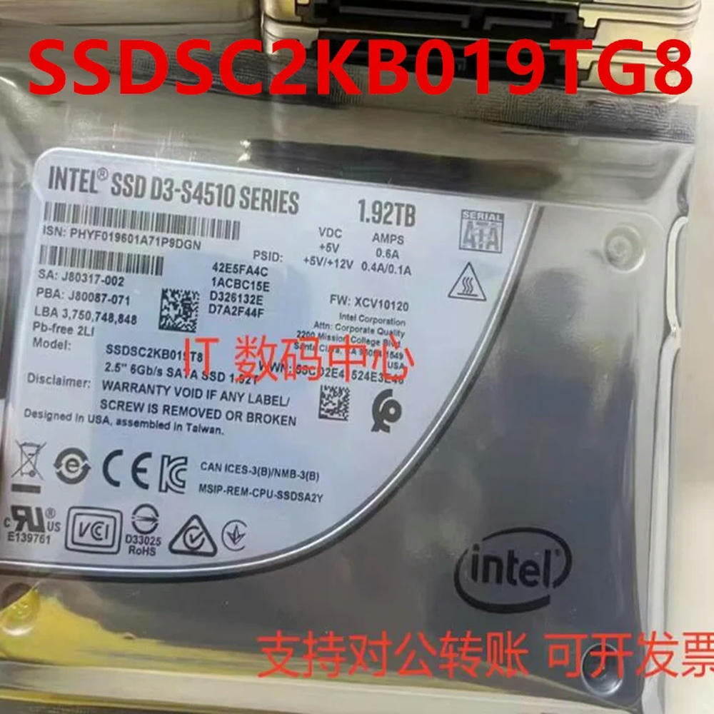 FOR Solid State Drive For SSD D3-S4510 1.92TB SATA 2.5 For SSDSC2KB019TG8 SSDSC2KB019TG801