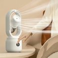 thumbnail image 1 of FOR Summer Water Cooled Spray Mist Electric Fan USB Rechargeable Portable Air Hu ifier Bladeless Ventilator Durable, 1 of 1