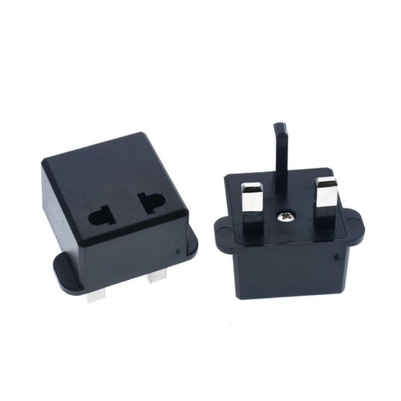 FOR Supply Black white British travel 13A 250V Mini portable AU/US/EU/UK to UK Type-G