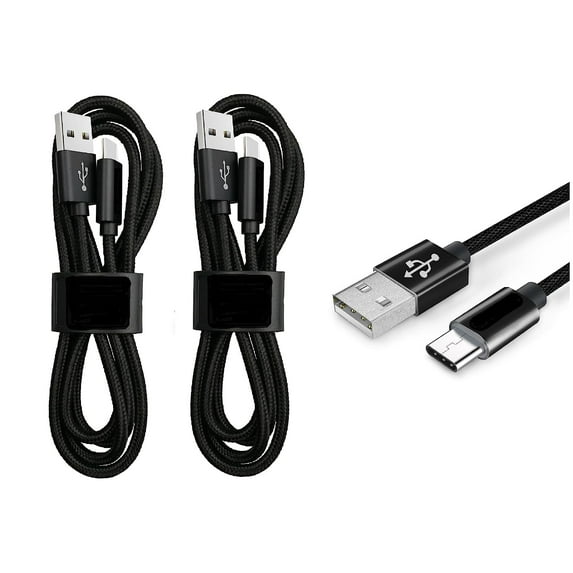 FOR TCL ION V T607DL 2X USB 3.1 Type C Cable to USB A USB C 3.0 Charger Cable