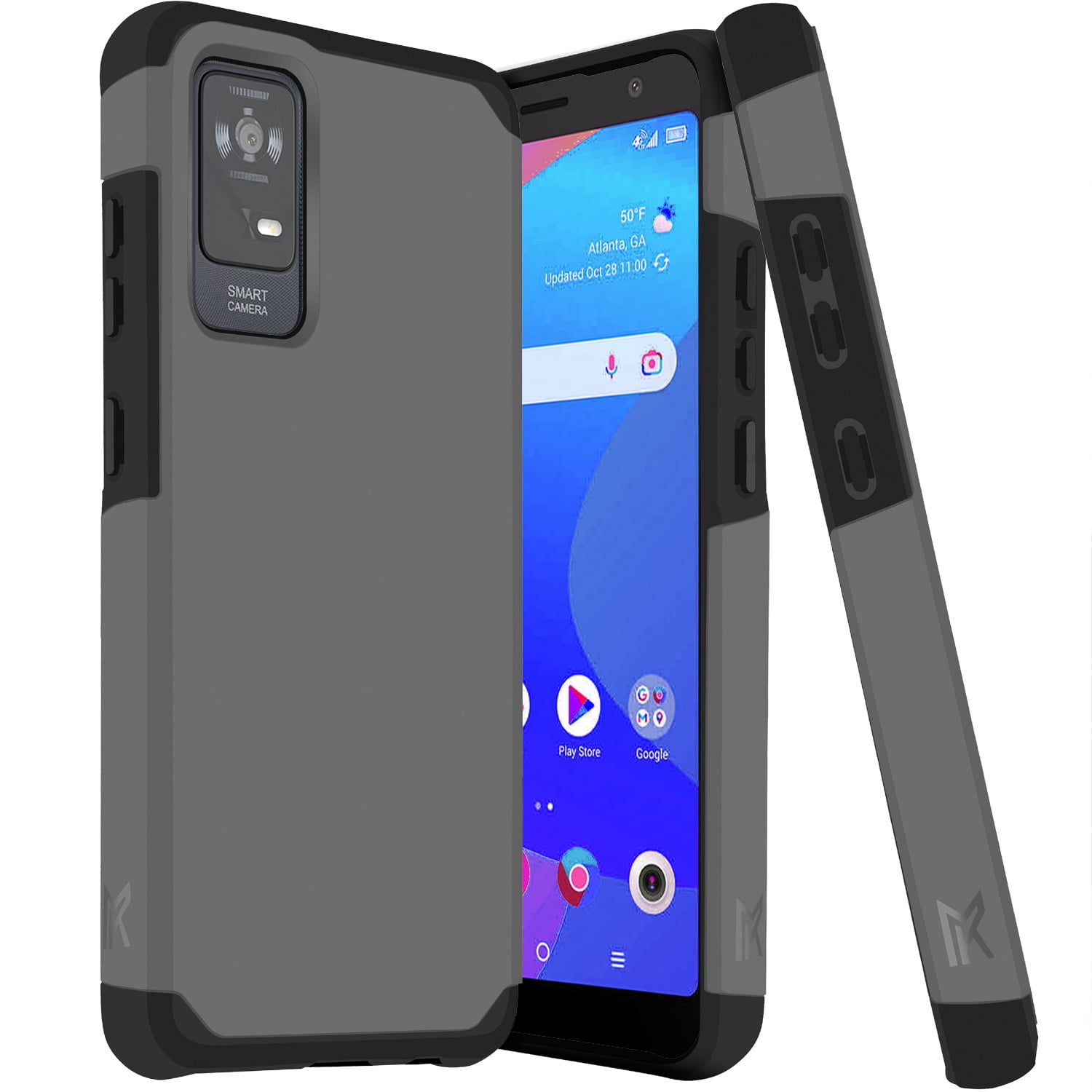 BellDandy Dual Slim Tough Hybrid Phone Case with SCREEN PROTECTOR for