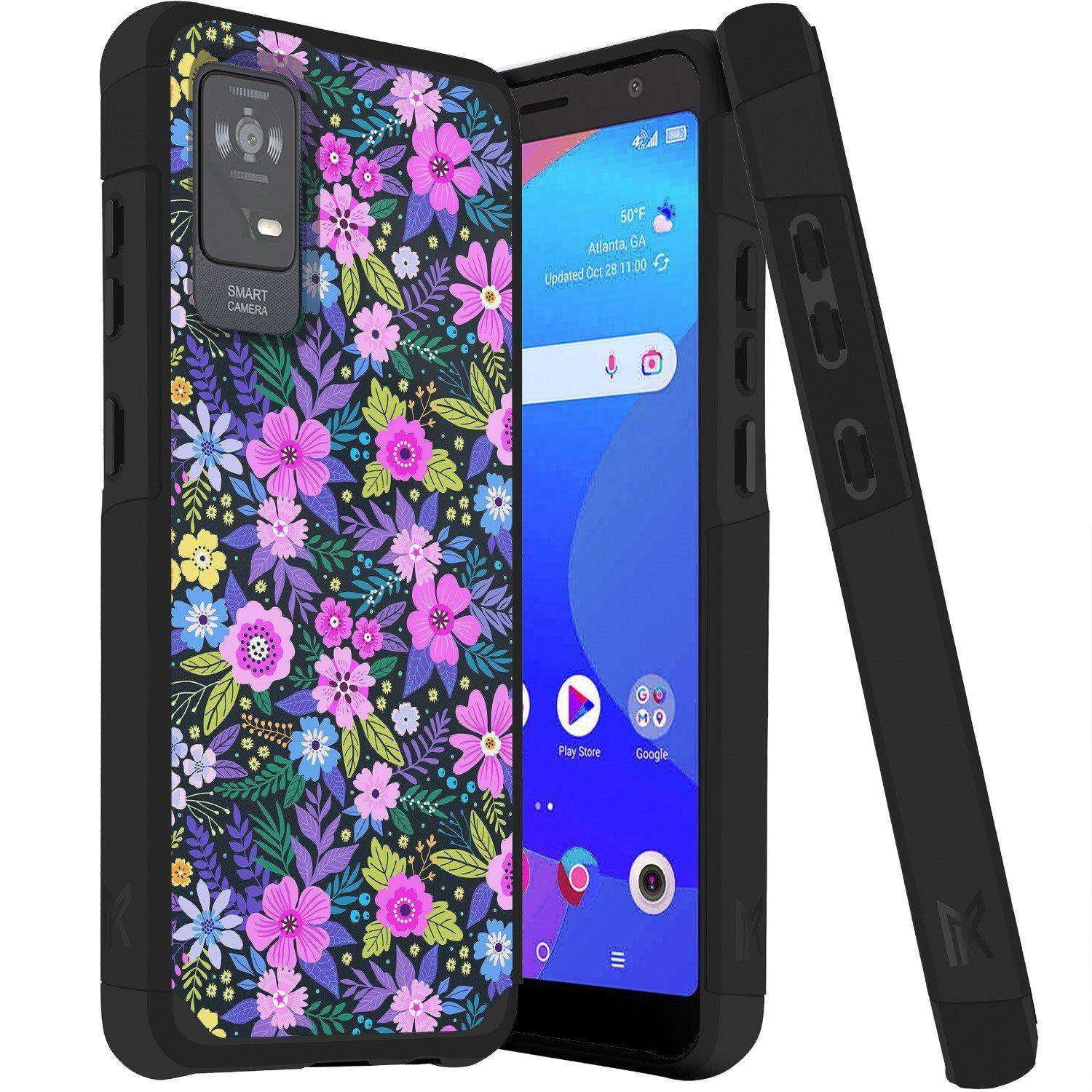 FOR TCL ION V T607DL Shockproof Hybrid Cover Phone Case mk Mystical