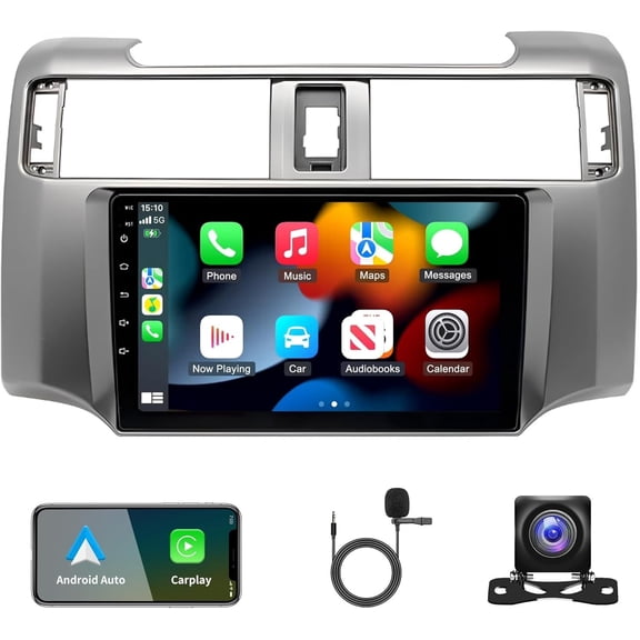 FOR TOYOTA 4RUNNER 2009-2019 CARPLAY ANDROID 15 WIFI CAR STEREO RADIO GPS NAVI