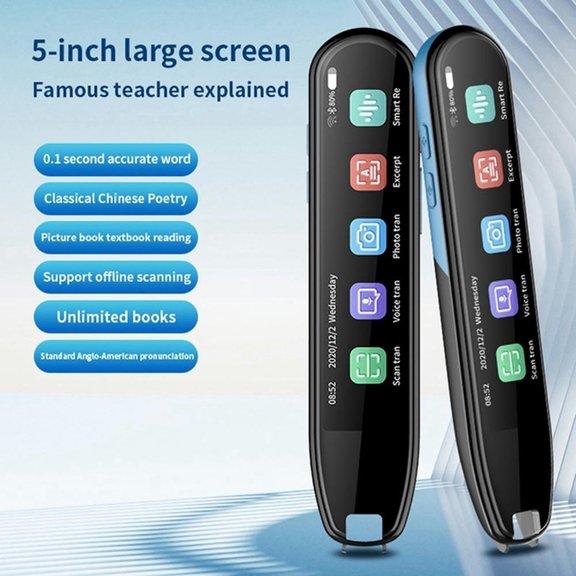 FOR Translation Pen 5 Inch 112 Languages Online Dictionary Reading Text Translator Pen