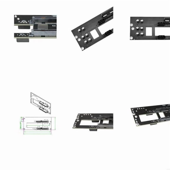 FOR Two Slot Holder Enclosure Supporting 6Gbps Transfer Speed Chassis Adapter Plate Large Power Supply Storage Server