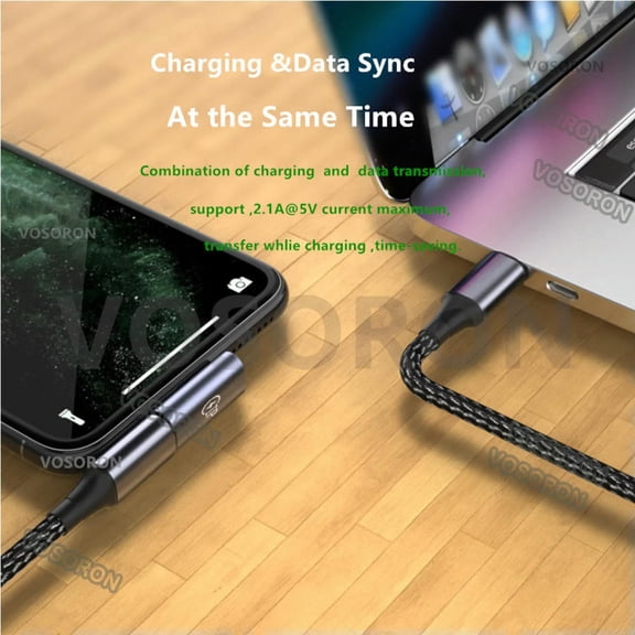 FOR Type C Female To Lighting For 13 12 11 Pro Max Xs XR 8 7 USB C To 8pin Male Data Sync OTG