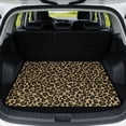 thumbnail image 1 of FOR U DESIGNS Brown Leopard Print Cargo Mat for Car Trunk All Weather Non-Slip Trunk Liner Easy to Clean Durable Rear Protection for SUV Van Sedan, 1 of 7