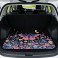 thumbnail image 1 of FOR U DESIGNS Butterfly Flower Moon Print Car Trunk Mat for Most SUVs Sedans Vans Non-Slip Cargo Liner All Weather Waterproof Durable Rear Protection, 1 of 7