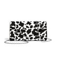 thumbnail image 1 of FOR U DESIGNS Cow Clutch Purses for Women Waterproof Wedding Bag PU Leather Evening Bag Formal Party Clutches with Detachable Chain, 1 of 9