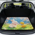 thumbnail image 1 of FOR U DESIGNS Cute Bunny Duck Flower Print Trunk Mat Cargo Liner Non-Slip All Weather Rear Trunk Protection Durable Cargo Liner for SUV Truck Van, 1 of 7