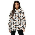 thumbnail image 1 of FOR U DESIGNS Dachshund Hoodie Loose Fit Dog Paw Pullover Sweatshirt for Women Size M Lightweight Oversized Long Sleeve Hoodies with Hood for Women Pullover Hooded, 1 of 7