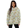 thumbnail image 1 of FOR U DESIGNS Easter Rabbit Womens Oversized Sweatshirts Hoodies Long Sleeve Shirts Pullover Size XL Ladies Pullover Hoodie Casual Comfy Fall Outfits Clothes, 1 of 7