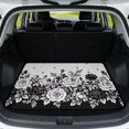 thumbnail image 1 of FOR U DESIGNS Floral Print Trunk Mat Anti-Slip All Weather Cargo Liner Durable Rear Trunk Protection Universal Car Accessories for SUV Van Sedan, 1 of 7