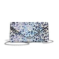 thumbnail image 1 of FOR U DESIGNS Leopard Purple Clutch Purses for Women Lightweight Wedding Purses Multifunctional Handbags for Women with Detachable Chain, 1 of 9