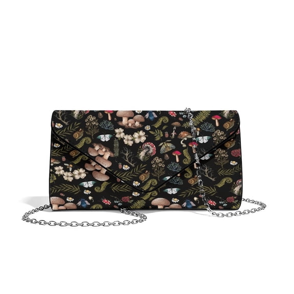 FOR U DESIGNS Mushroom Flower Clutch Purses for Women Waterproof Wedding Purses Multifunctional Formal Dressy Evening Bags Handbags for Women