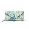 thumbnail image 1 of FOR U DESIGNS Peacock Peony Clutch Purses for Women Waterproof Wedding Bag Multifunctional Ladies Party Handbag Formal Party Clutches, 1 of 9