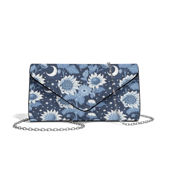 FOR U DESIGNS Sunflower Moon Clutch Purses for Women Multifunctional Shoulder Bag Personalized Wedding Bag for Wedding Cocktail Prom Party