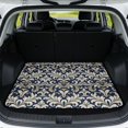 thumbnail image 1 of FOR U DESIGNS Vintage Flower Print All Weather Trunk Mat for Pet Non-Slip Stylish Cargo Liner Durable Dustproof Rear Trunk Protection for SUV Sedan, 1 of 7