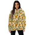 thumbnail image 1 of FOR U DESIGNS Vintage Sunflower Womens Oversized Hoodies Sweatshirts Hooded Pullover Tops Sweaters Casual Comfy Size 2XL Thick Hoodie for Women Activewear Winter, 1 of 7