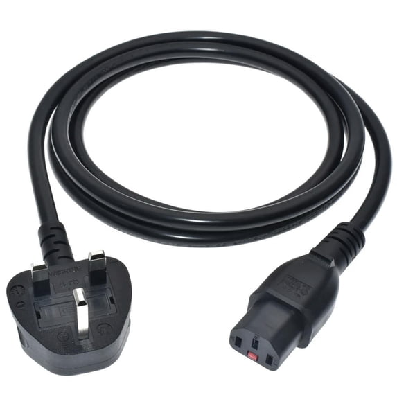 FOR UK BS1363 to Locking C13 Connector Power Cord Heavy Duty Computer Power Cord Extension 13A 250V 3G1.5mm Wire Gauge