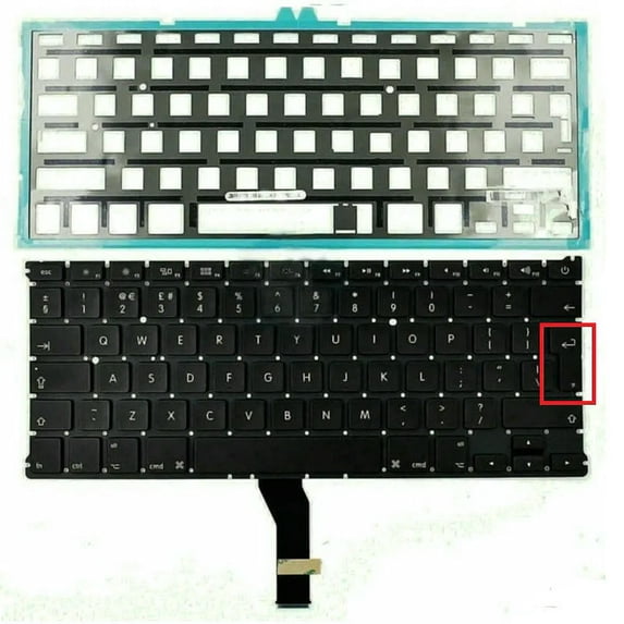 FOR UK Laptop Keyboard Keypad With Backlight For book Air A1369 2011 A1466 2012 2013