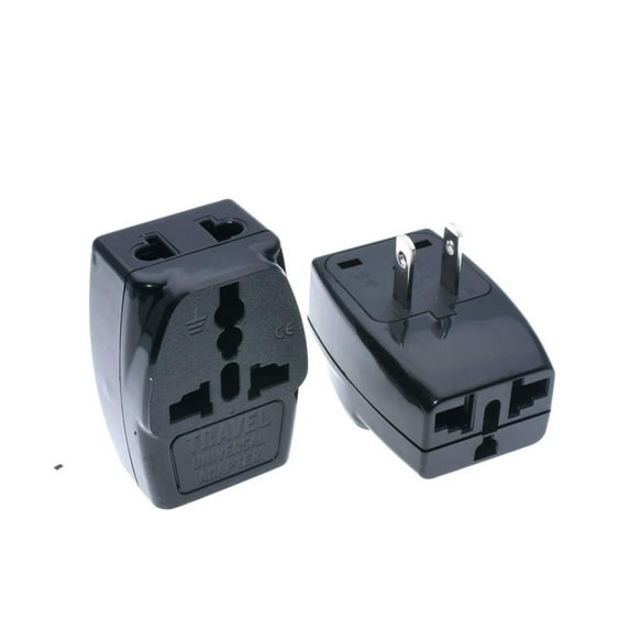FOR US Travel (Type A) Convert To 2-flat Pins America Power 1To 3 Receptacle Outlet