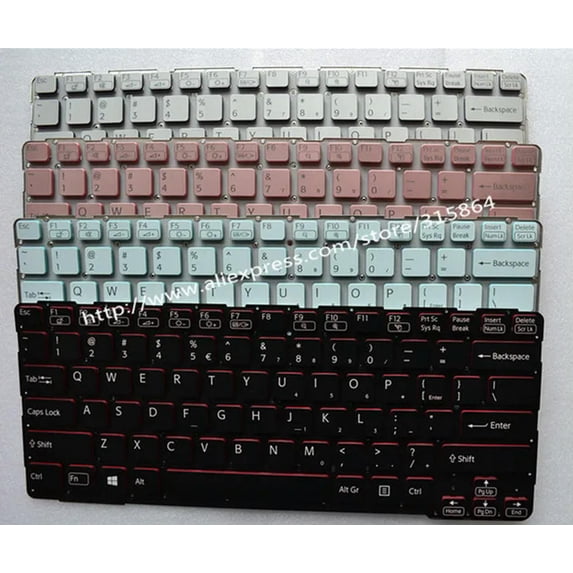 FOR US laptop keyboard for SVE14 SVE14A E14AS AA12T E14A2 14AA12T 14A18EC English