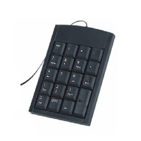 FOR USB 19 Keys Keypad Numeric Keyboard Multifunction Wired Number Calculator For Laptop Easy To Use win7 usb numpad