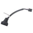 thumbnail image 1 of FOR USB 2.0 9Pin Motherboard Female to USB 3.0 20Pin Housing Male Adapter Cable, 1 of 1