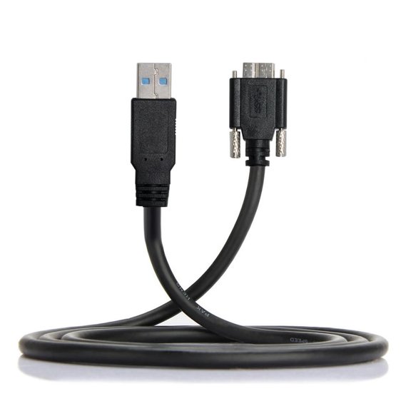 FOR USB 3.0 A type Cable Male to Micro USB 3.0 B Male with Mount Panel Screws for Hard Disk Mobile Phone