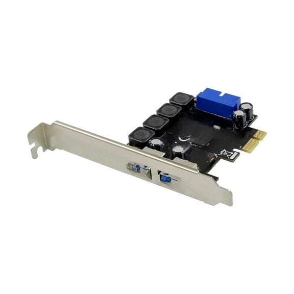 FOR USB 3.0 PCI-E Expansion Card Adapter 2 Port USB3.0 Hub Internal 19pin 19 pin Header USB 3 to PCIE PCI Express 20PIN Adapter Card