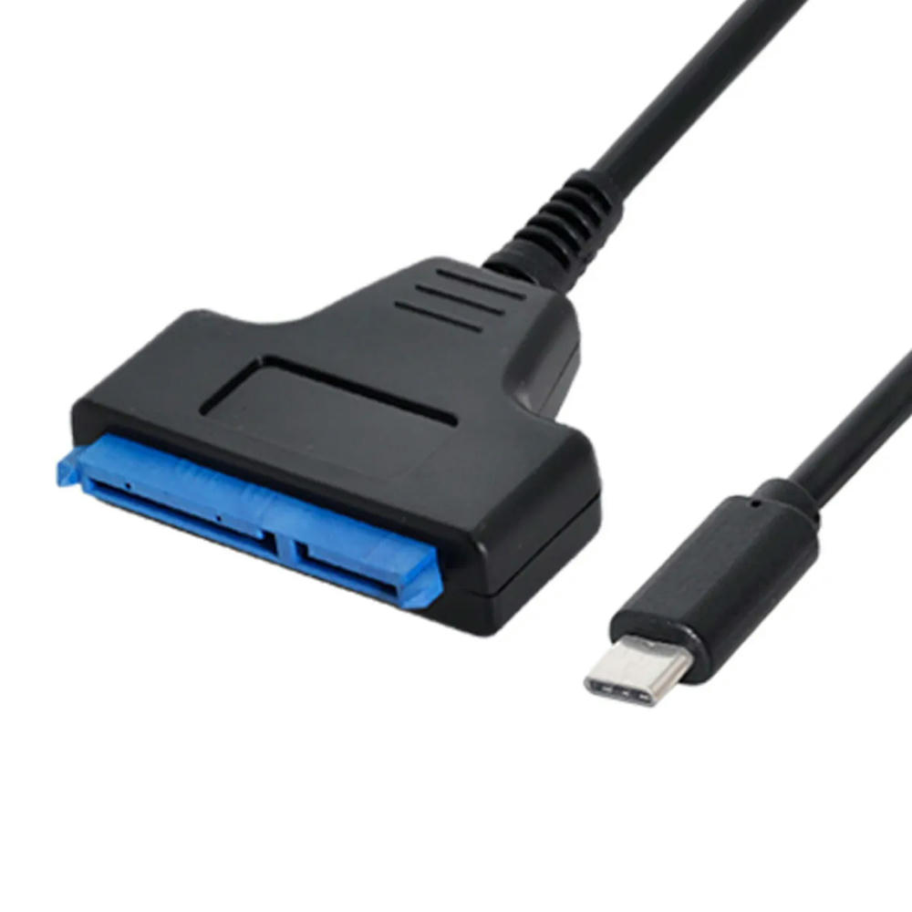 Disk Driver Cable FOR USB 3.1 Type C Male to SATA 22 Pin 2.5 Hard Disk Driver SSD Cable ...