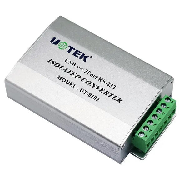 FOR UT-8102 USB to 2 Ports RS-232 Converter with Isolation asynchronous win10