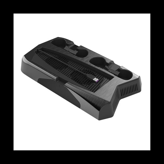 FOR Vertical Cooling Fan Stand Dual Controller Charger Game Console Stand with 3 Ports /