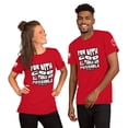 thumbnail image 1 of FOR WITH GOD ALL THINGS ARE POSSIBLE Unisex t-shirt (Red, L), 1 of 1